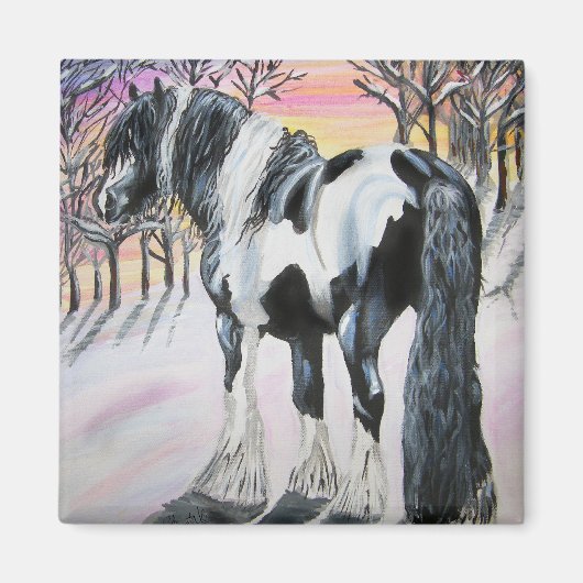 Sinti und Roma-Vanner Magnet (Vorne)