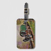 Sinti und Roma Vanner Pferd Gepäckanhänger (Vorderseite Vertikal)