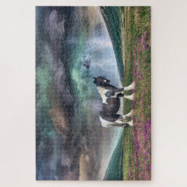 Sinti und Roma Vanner Pferd im Sturm Puzzle