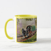 Sinti und Roma Vanner Pferd Irish Caravan Wagen ge Tasse (Links)
