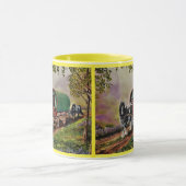 Sinti und Roma Vanner Pferd Irish Caravan Wagen ge Tasse (Zentrum)