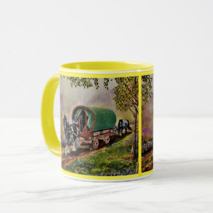 Sinti und Roma Vanner Pferd Irish Caravan Wagen ge Tasse