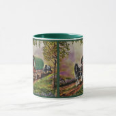 Sinti und Roma Vanner Pferd Irish Caravan Wagen gr Tasse (Zentrum)