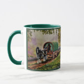 Sinti und Roma Vanner Pferd Irish Caravan Wagen gr Tasse (Links)