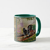 Sinti und Roma Vanner Pferd Irish Caravan Wagen gr Tasse (VorderseiteRechts)