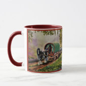 Sinti und Roma Vanner Pferd Irish Caravan Wagen ro Tasse (Links)