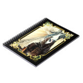 Sinti und Roma Vanner Pferd/schöner fliegender Mis Notizblock (Linke Seite)