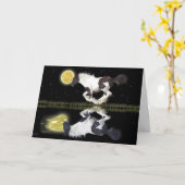 Sinti und Roma Vanner Pferd- u. Gedicht Gruß-Karte Karte (Gelbe Blume)