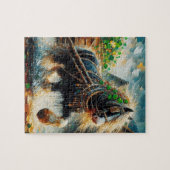 Sinti und Roma Vanner Pulling Kleeblatts Cart St P Puzzle (Horizontal)