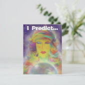 Sinti und Roma-Vorhersage-Halloween-Party Einladung (Stehend Vorderseite)