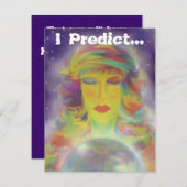 Sinti und Roma-Vorhersage-Halloween-Party Einladung (Vorne/Hinten)