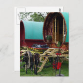 Sinti und Roma-Wagen Postkarte (Vorne/Hinten)
