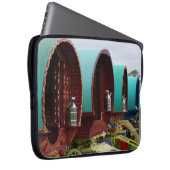 Sinti und Roma Waggons Notebook-Ärmel Laptopschutzhülle (Vorne Rechts)