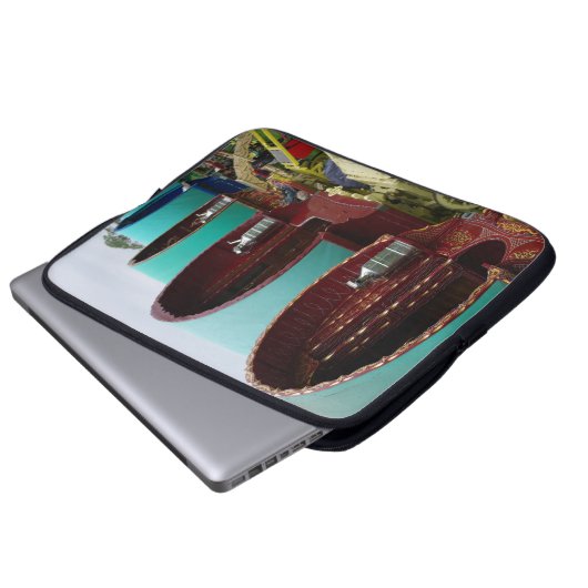 Sinti und Roma Waggons Notebook-Ärmel Laptopschutzhülle (Vorne Knopf)