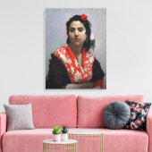 Sinti und Roma Woman Leinwanddruck (Insitu (Wohnzimmer))