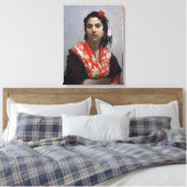 Sinti und Roma Woman Leinwanddruck (Insitu (Schlafzimmer))