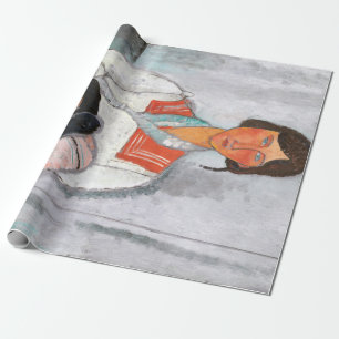 Sinti und Roma Woman mit Baby, Modigliani Geschenkpapier