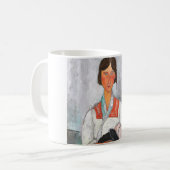 Sinti und Roma Woman mit Baby, Modigliani Kaffeetasse (Vorderseite Links)