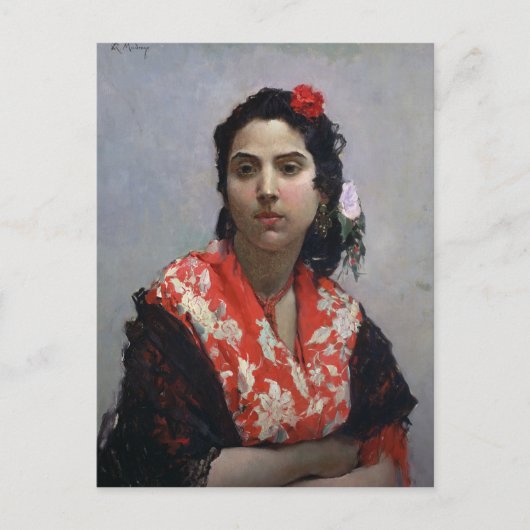 Sinti und Roma Woman Postkarte (Vorderseite)