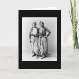 Sinti und Roma Women in Palestine 1893 Karte