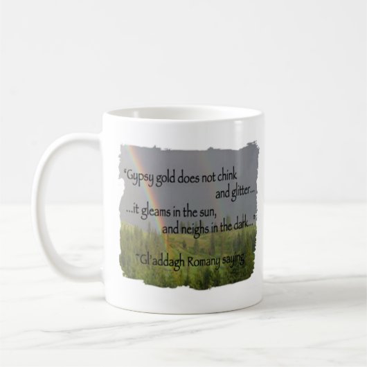 Sinti und RomagoldTasse Kaffeetasse (Links)