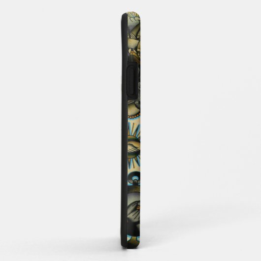 Sinti und Romamädchenmotte Case-Mate iPhone Hülle (Hinten/Rechts)