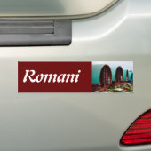 Sinti und Romawohnwagen Autoaufkleber (Auf Auto)