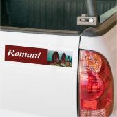Sinti und Romawohnwagen Autoaufkleber (Auf Lkw)
