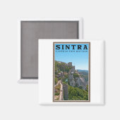Sintra - Burg der Mauren Magnet (Vorderseite/Rückseite)