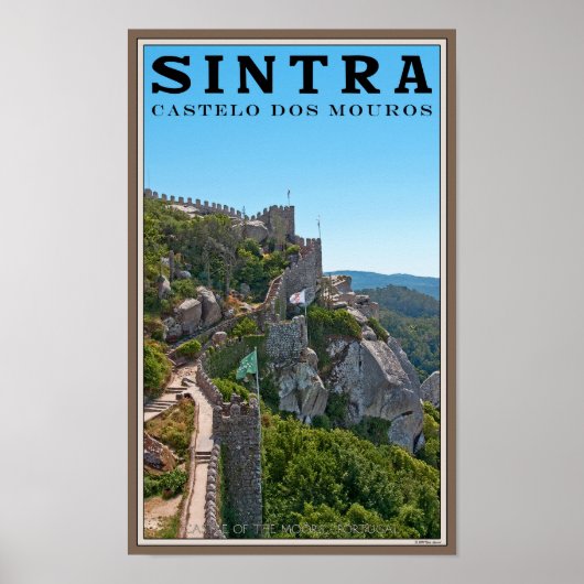Sintra - Burg der Mauren Poster (Vorne)