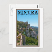 Sintra - Burg der Mauren Postkarte (Vorne/Hinten)