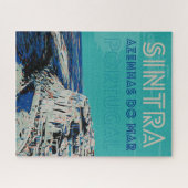 Sintra Geschenk Portugal, Azenhas do Mar Puzzle (Horizontal)