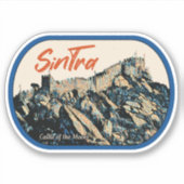 Sintra Moors Burg - Portugal Aufkleber (Vorderseite)