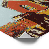 Sintra Pena Palace Illustration Portugal Vintag Poster (Ecke)