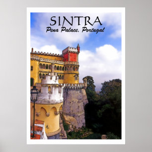 SINTRA, Pena Palast, Fotoplakat Poster