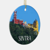Sintra Portugal Christmas Keramik Ornament (Rechts)