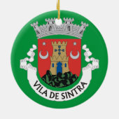 Sintra Portugal Christmas Keramik Ornament (Hinten)