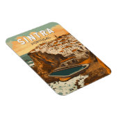 Sintra Portugal Illustration Travel Art Vintag Magnet (Rechte Seite)