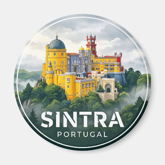Sintra Portugal Magnet (Vorne)