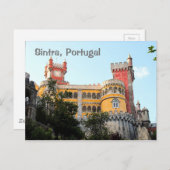 Sintra, Portugal: Pena Palace, in der Nähe von Lis Postkarte (Vorne/Hinten)