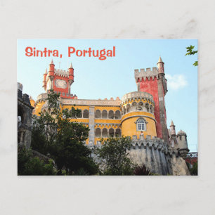 Sintra, Portugal: Pena Palace, in der Nähe von Lis Postkarte