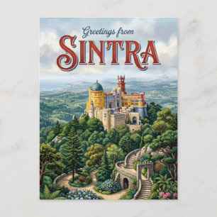 Sintra Portugal Postkarte