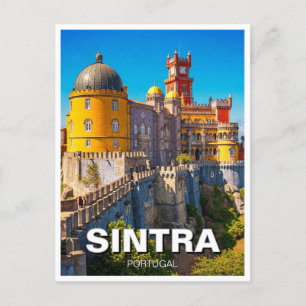 Sintra Portugal Travel Postkarte