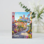 Sintra Portugal Travel Postkarte (Stehend Vorderseite)