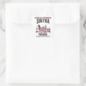 Sintra Quadratischer Aufkleber (Tasche)