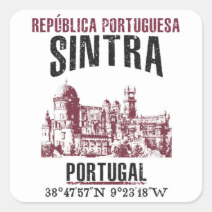 Sintra Quadratischer Aufkleber