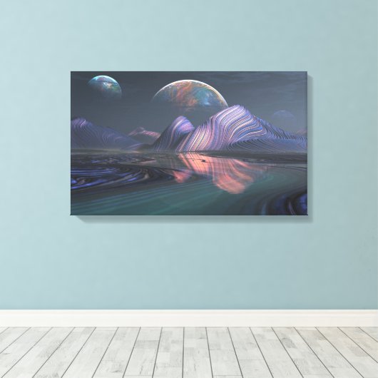 Sinua Leinwanddruck (Insitu (Holzboden))