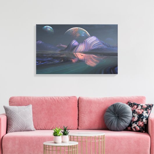 Sinua Leinwanddruck (Insitu (Wohnzimmer))