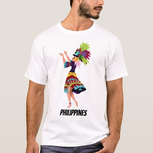 Sinulog-Tänzer T-Shirt (Vorderseite)