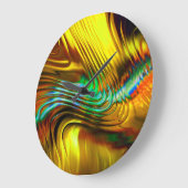 Sinuous 7 Wall Clock Große Wanduhr (Winkel)